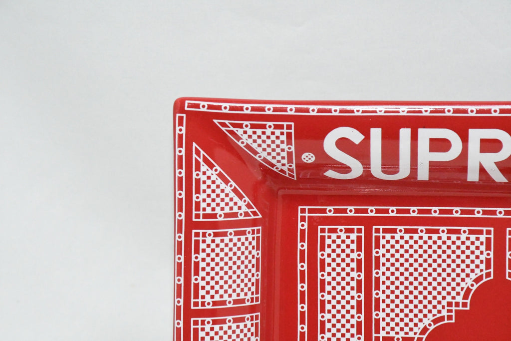 SUPREME Hermes Ceramic Change tray red Ashtray plate dinnerware VIDE POCHE