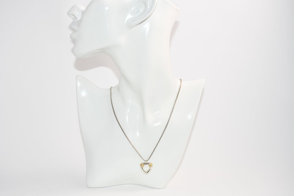 Tiffany & Co. Necklace Silver Gold Heart pendant APL173
