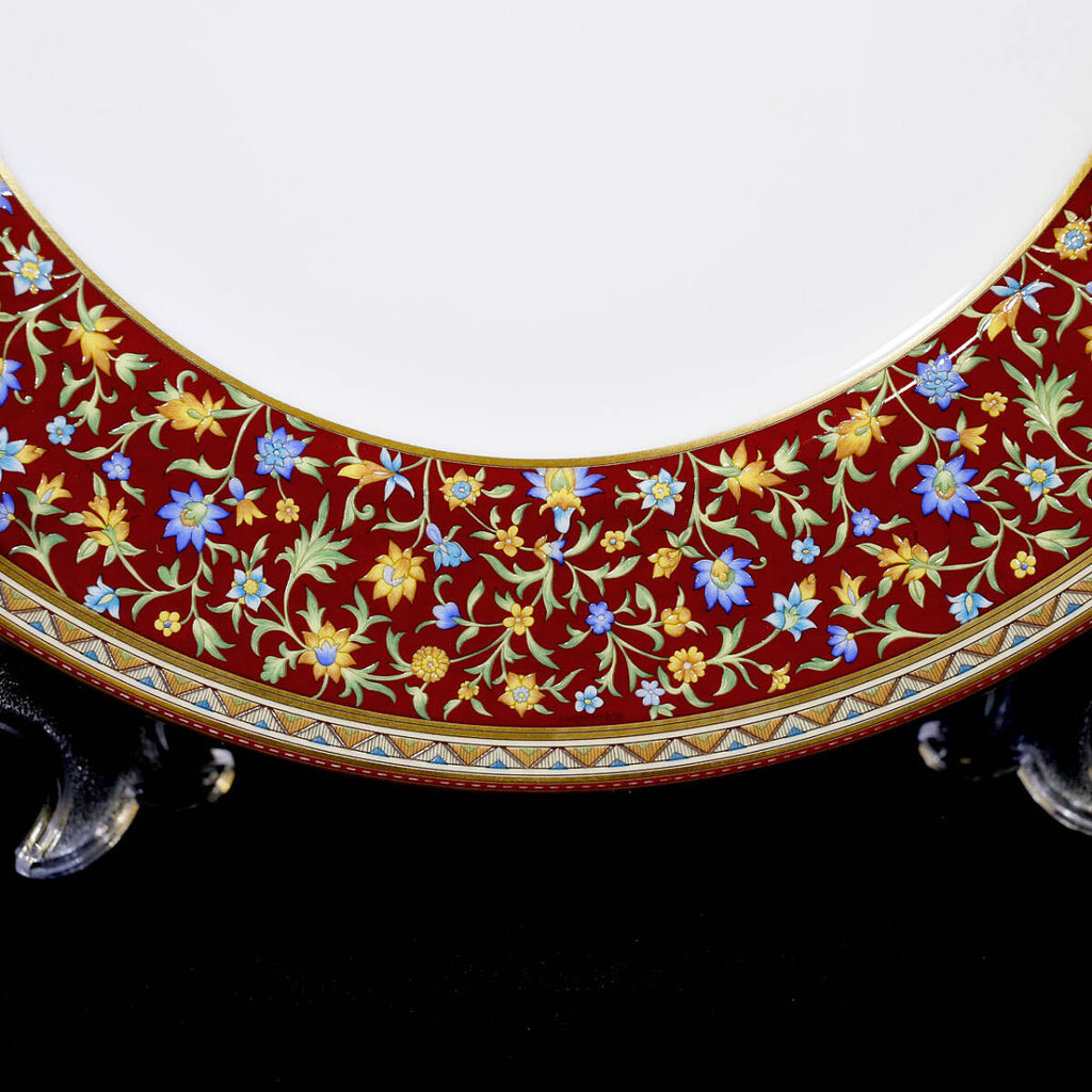 Hermes Cheval d'Orient Dinner Plate 26 cm porcelain horse brown dinnerware 10