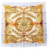 Hermes Scarf Au Pays de Cocagne by Zoé Pauwels Silk 90 cm White Carre Shawl