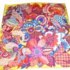 Hermes Shawl Fleurs d'Indiennes by Aline Honore 140 Silk Yellow 56” inch Scarf Carre