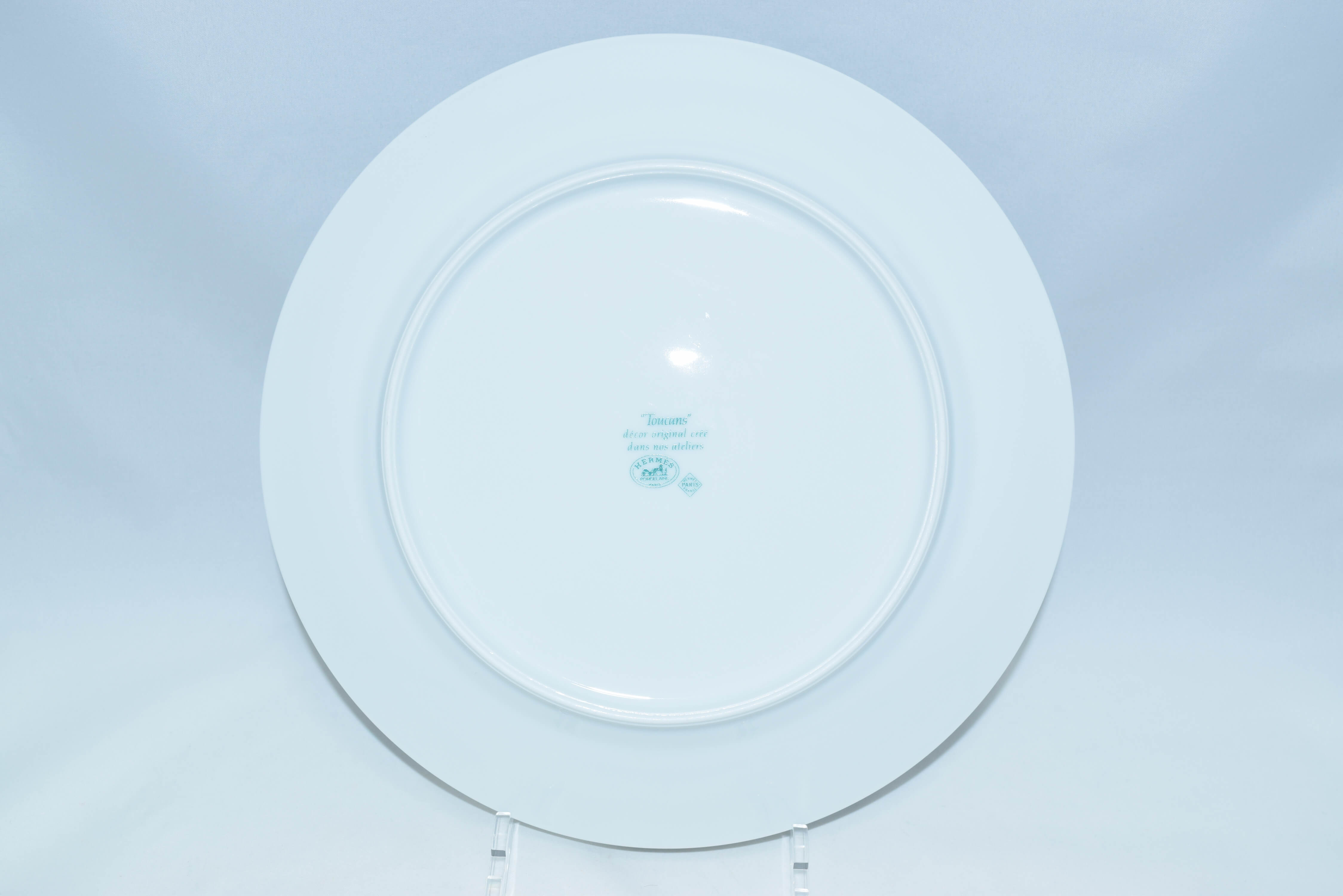 Hermes Toucan Porcelain Dinner Plate 27 cm Set of 2 Dinnerware 10.6