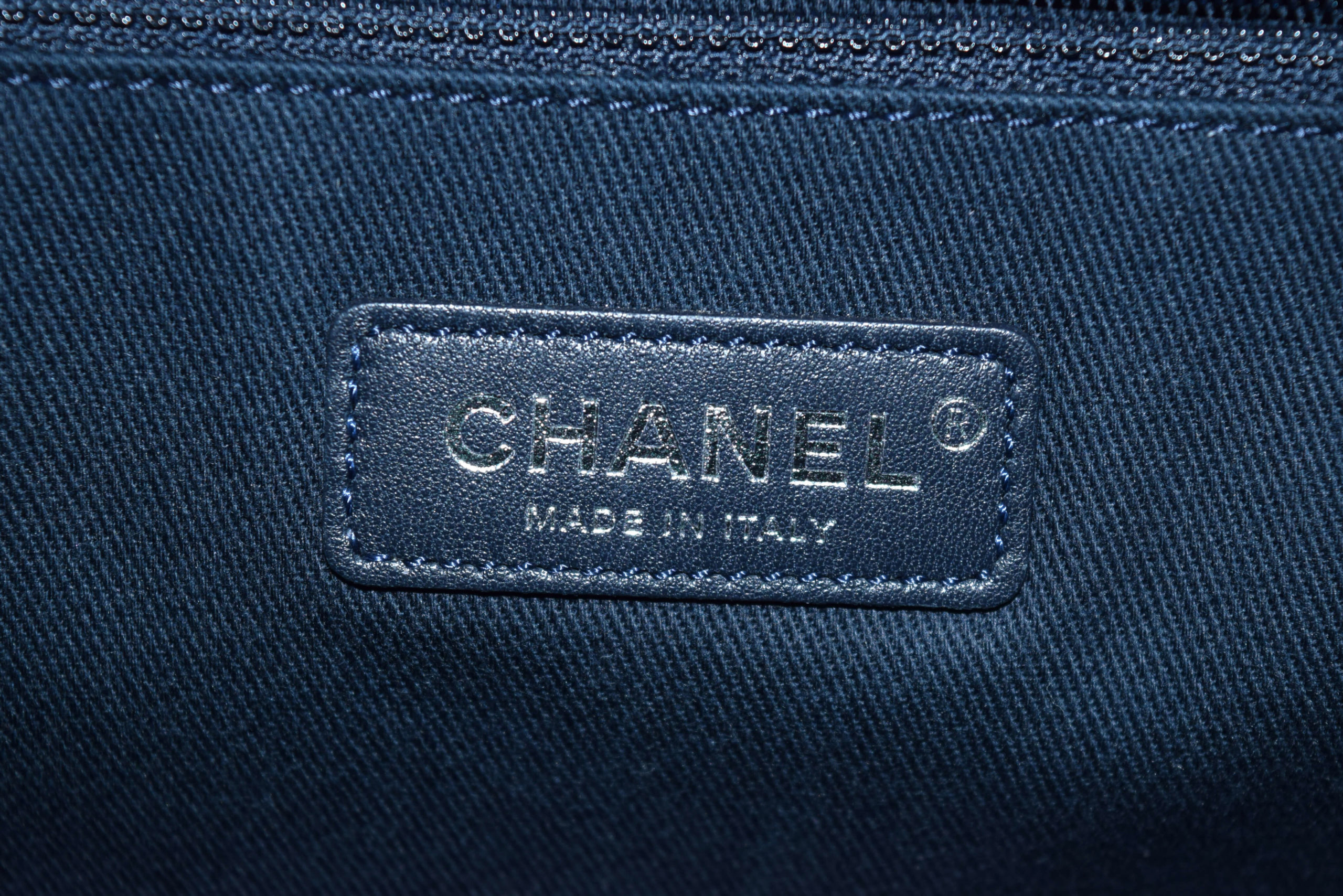 Chanel Deauville Shoulder Bag Denim blue chain Handbag NEW – art Japan  Export