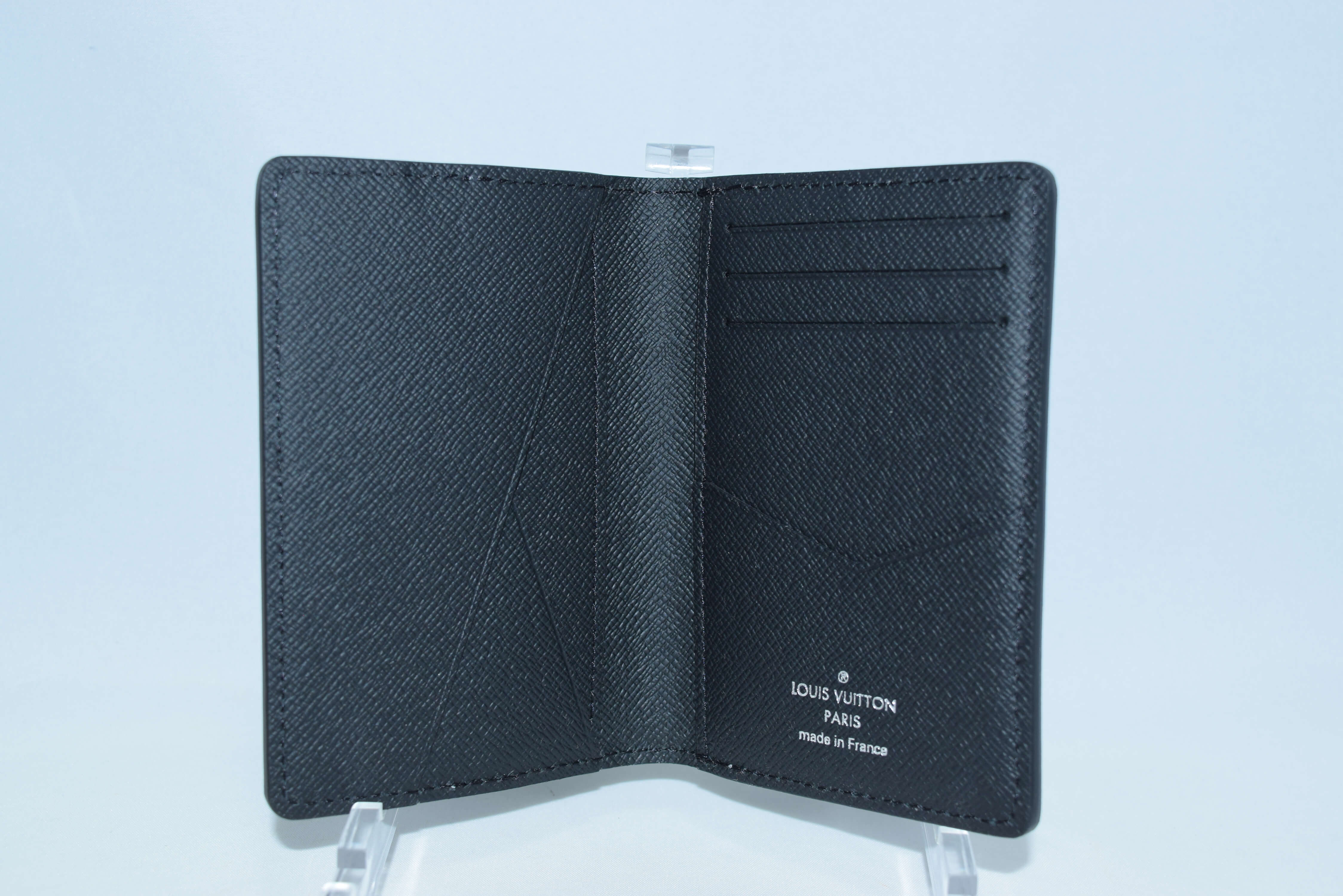 LOUIS VUITTON Organizer Monogram Eclipse Silver Split Kim Jones Card Holder SS18 – art Japan Export