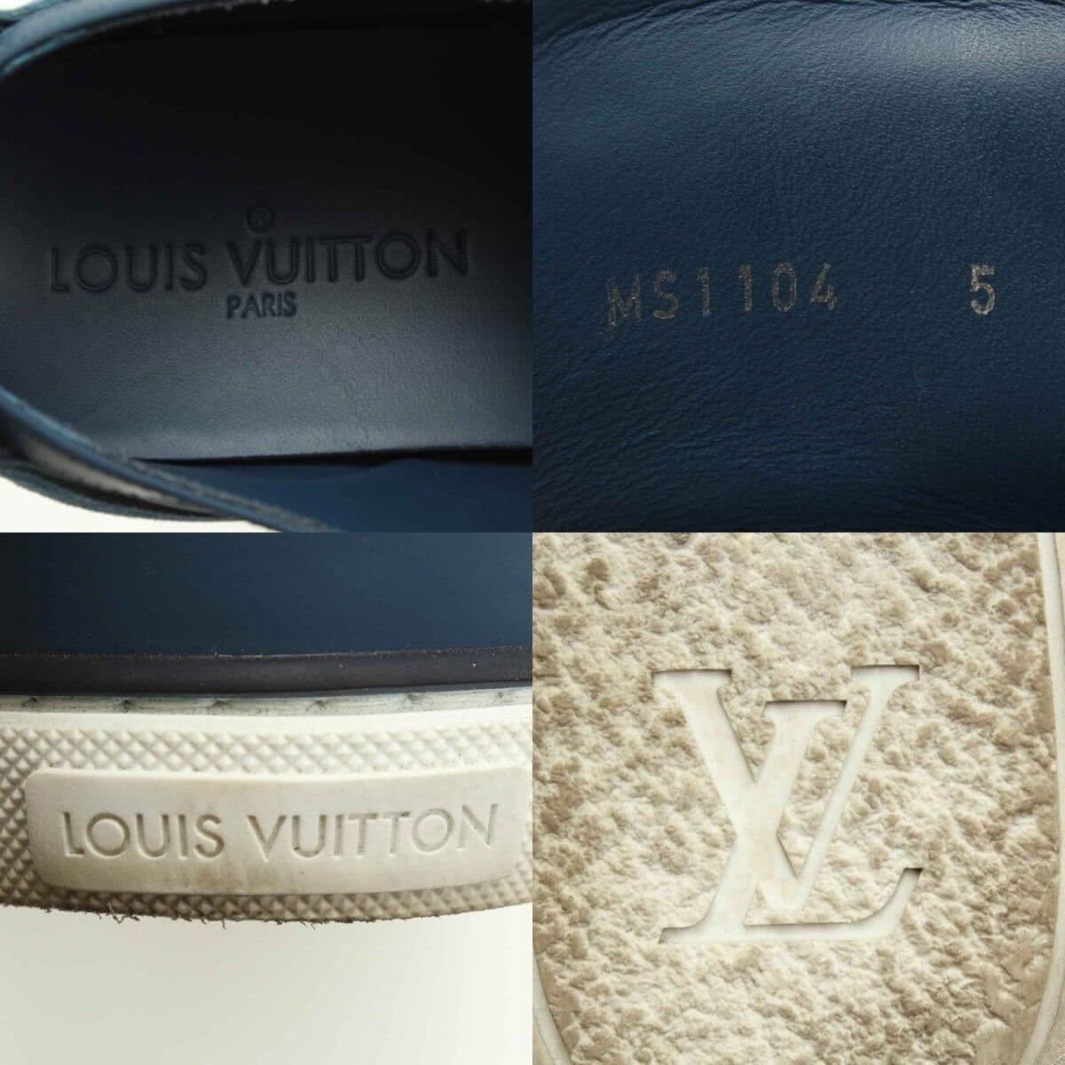 LOUIS VUITTON Sneakers Shoes Size 6.5 Authentic Men Used from Japan