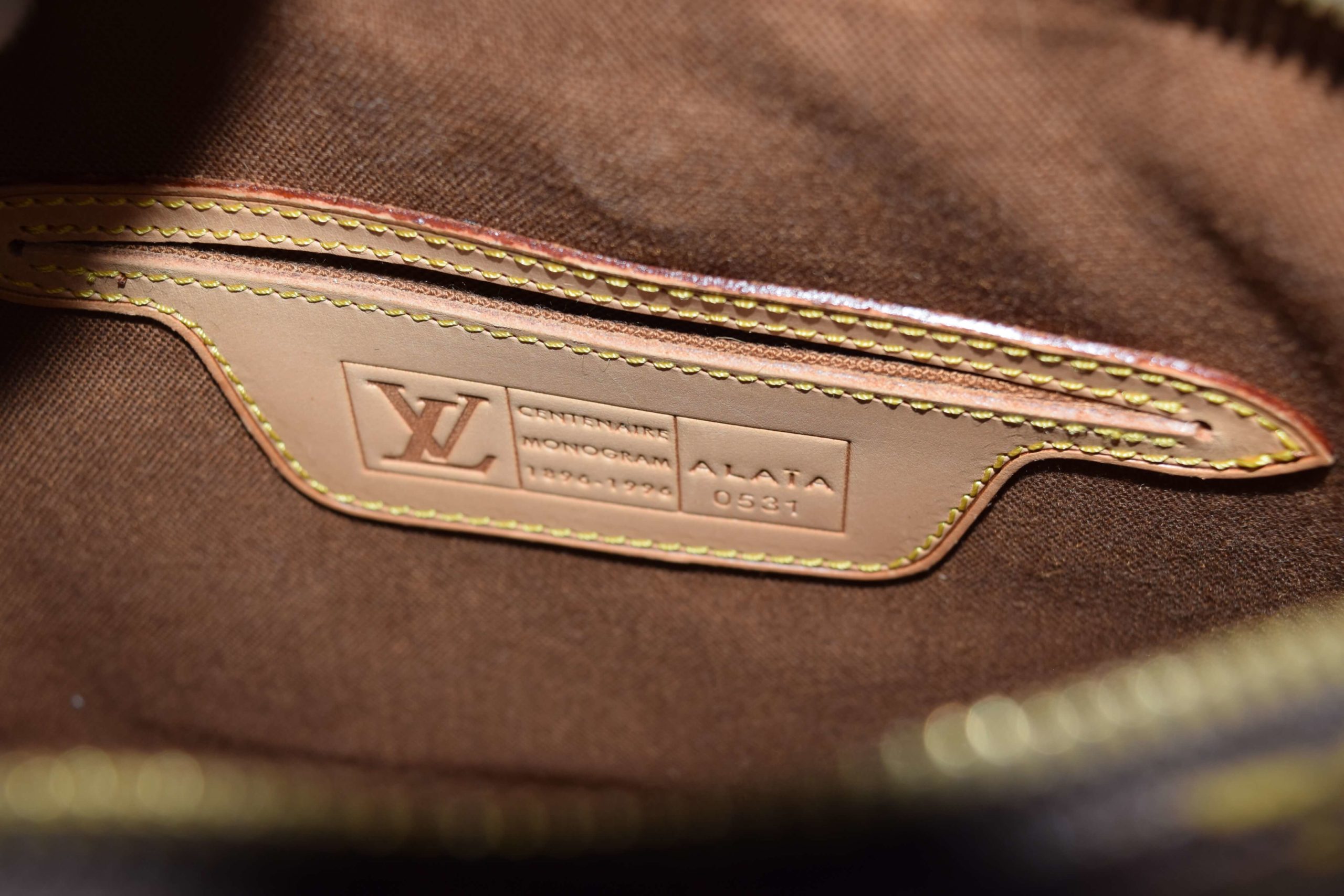 Louis Vuitton Alma Handbag Azzedine Alaia Monogram Leopard Bag M99032