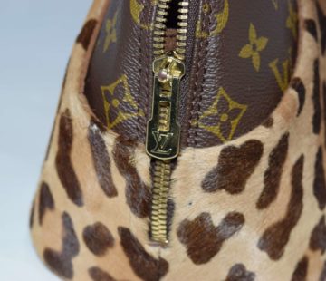 LOUIS VUITTON MONOGRAM Azzedine Alaia Alma Leopard Handbag M99032 #4  Rise-on