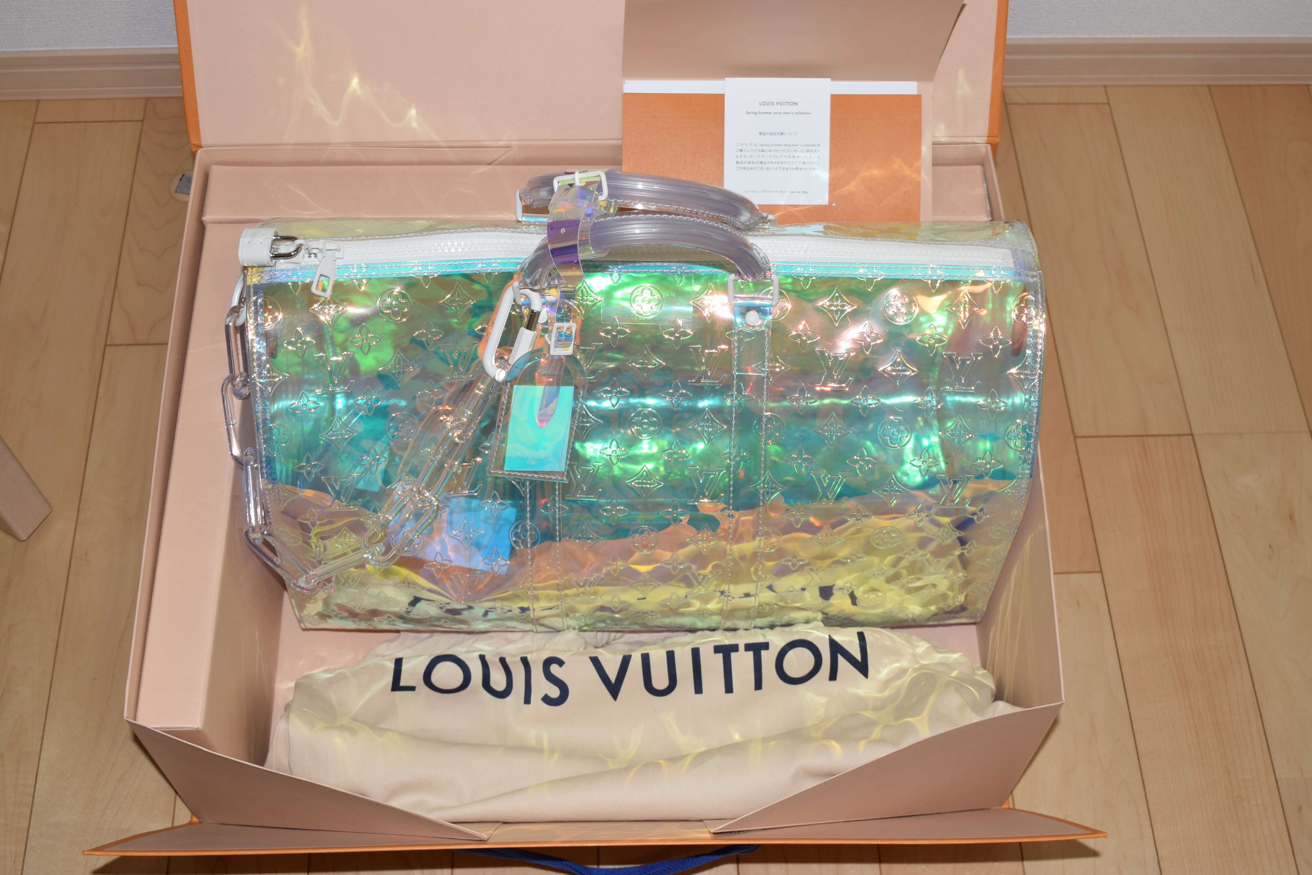 Louis Vuitton Keepall 50 Virgil Abloh Prism 19SS Boston Bag M53271 – art Japan Export