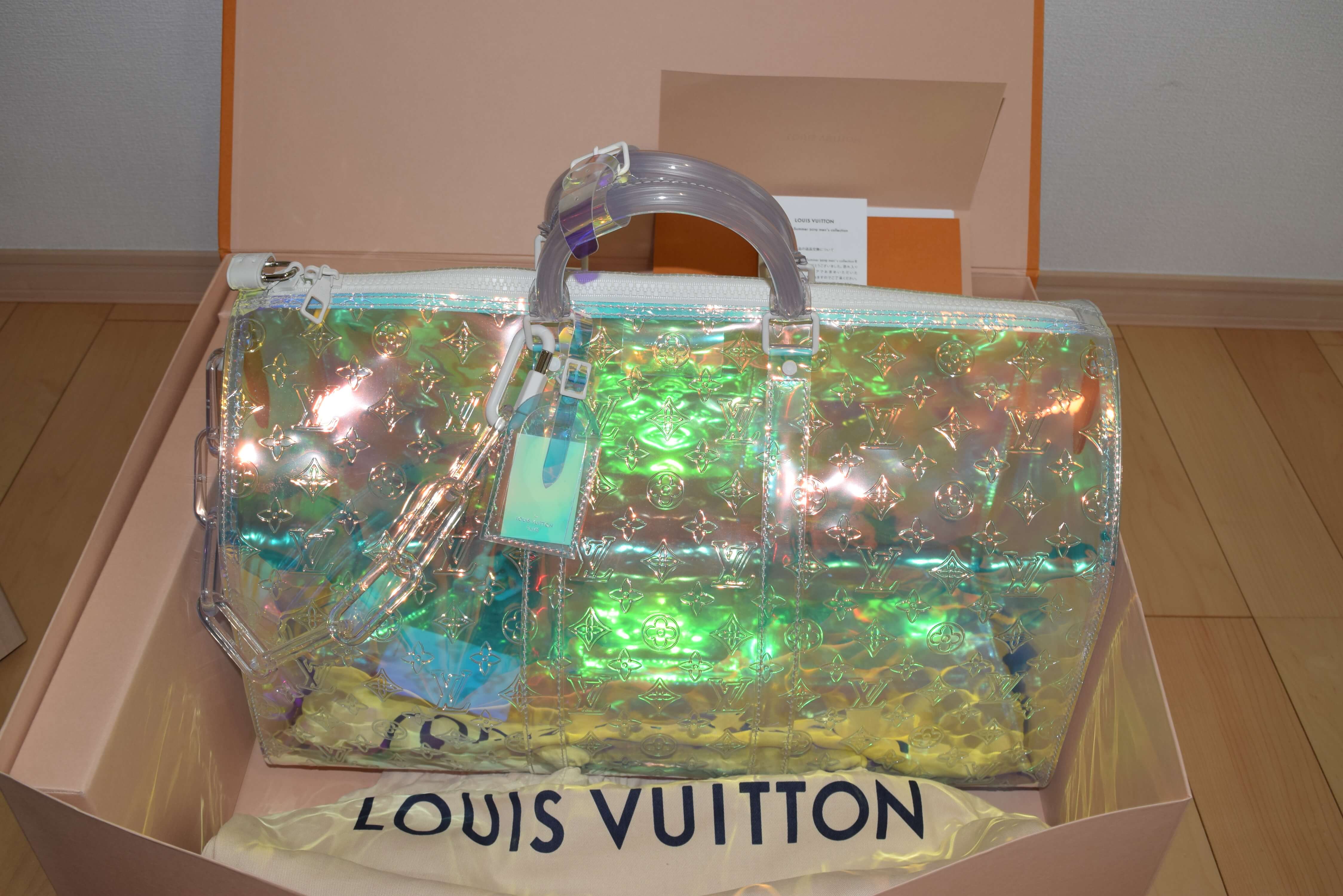 Louis Vuitton Keepall 50 Virgil Abloh Prism 19SS Boston Bag M53271 – art Japan Export