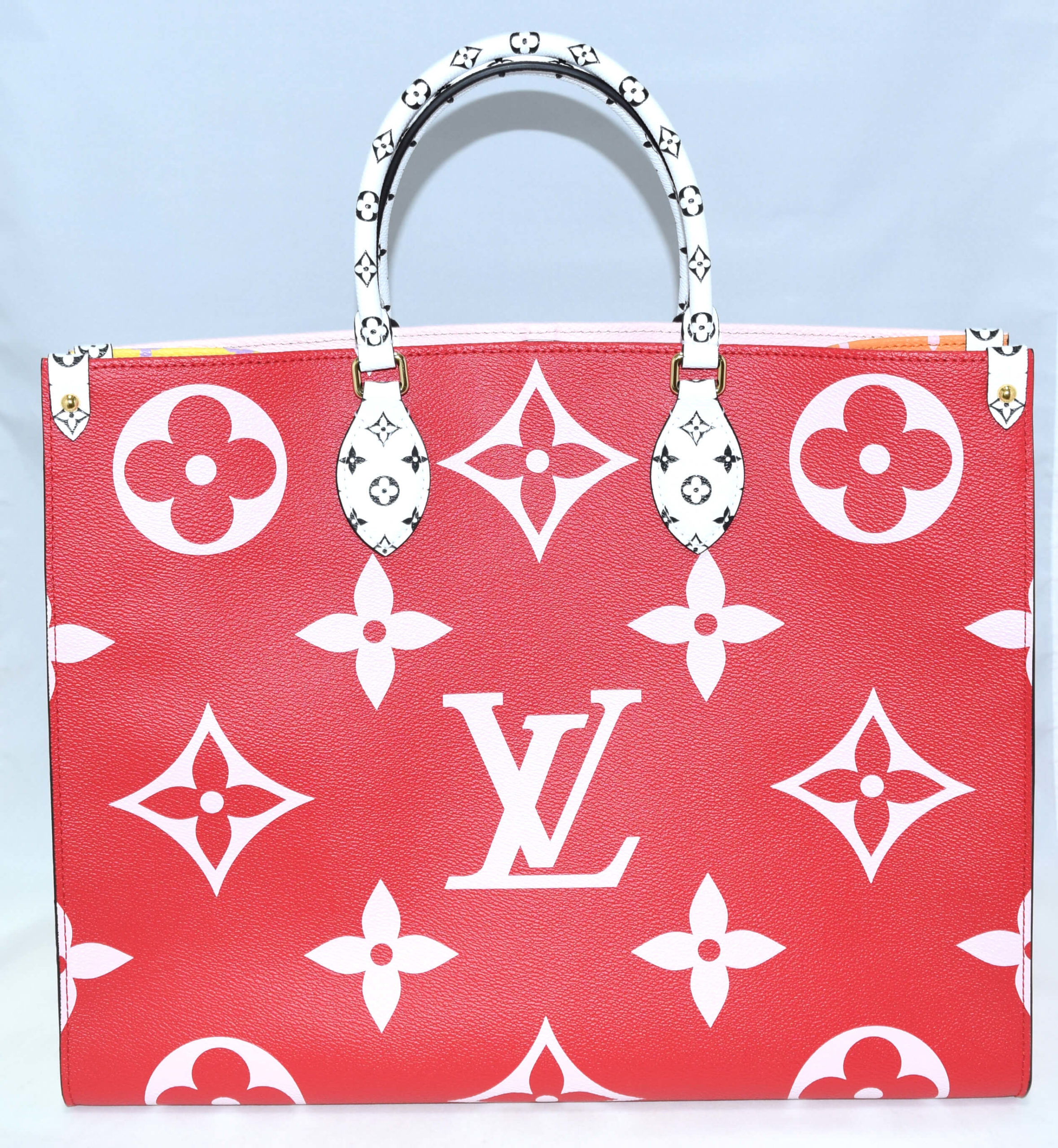 louis vuitton on the go red