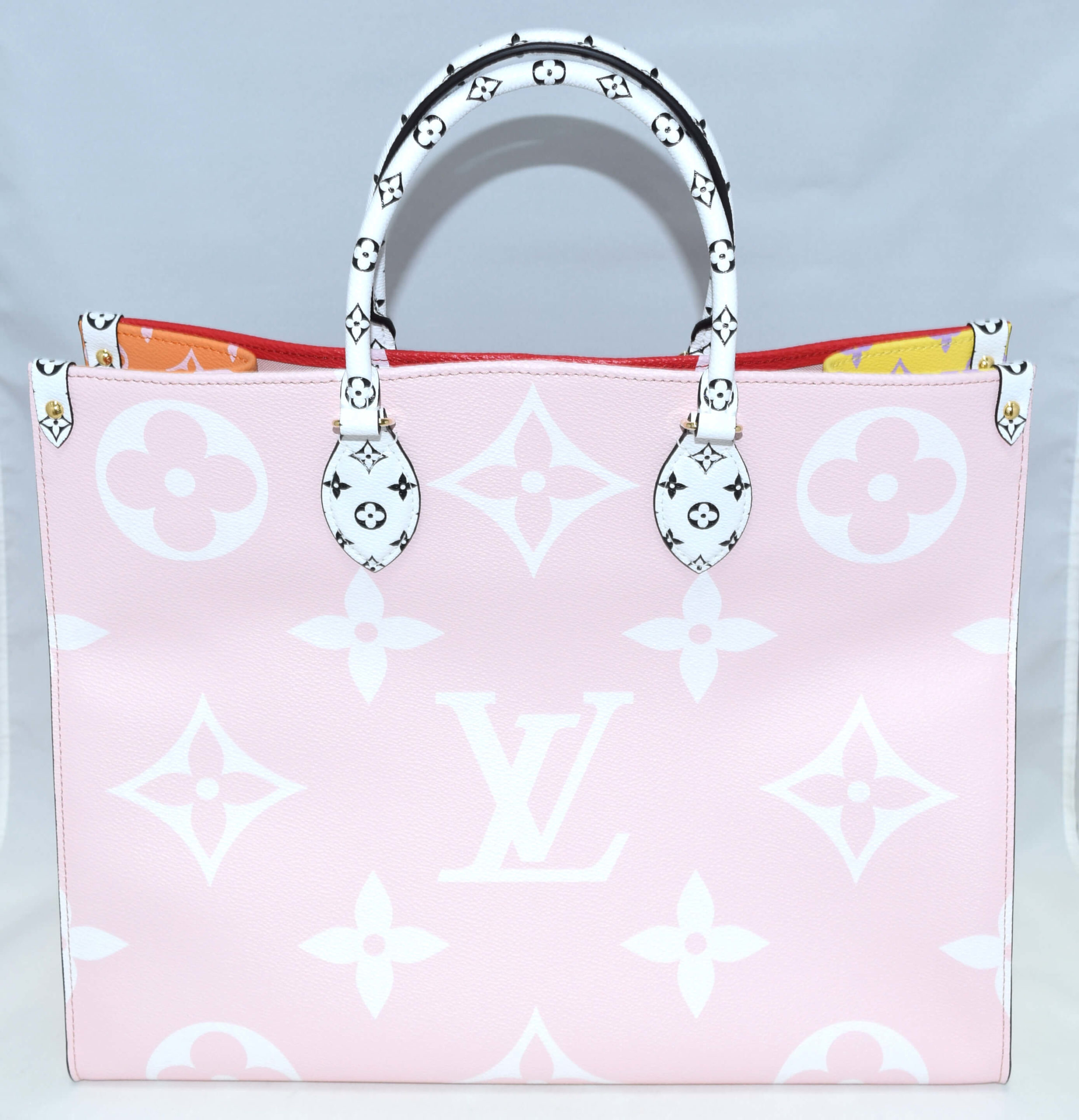 Louis+Vuitton+Virgil+Abloh+Keepall+50+Bag+Pastel+Giant+Monogram+Auth+Receipt  for sale online