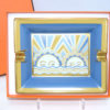 Hermes Change tray Sun Blue Porcelain Ashtray Dinnerware VIDE POCHE YA
