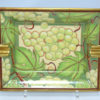 Hermes Change tray White Grapes porcelain Ashtray green VIDE POCHE