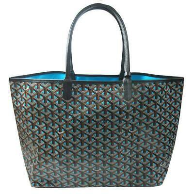 GOYARD Poitiers Claire Voie Shoulder Bag Strap Canvas Turquoise Blue Japan