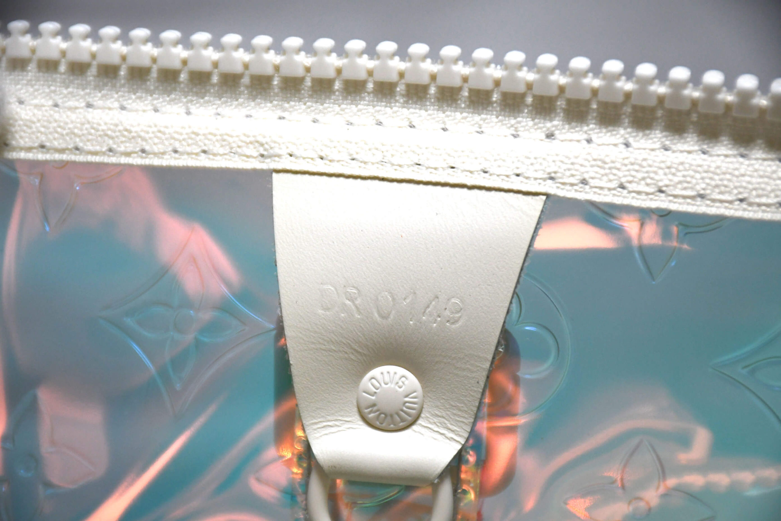Louis Vuitton Boston Bag Ladies Clear Matte White Monogram Prism