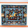Hermes Change Tray Arab Horse Black porcelain Ashtray Dinnerware 522