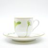 Hermes Nile Demitasse Cup and Saucer 1 set green lotus Nil espresso coffee