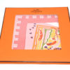 Hermes Scarf La mecanique des idees Silk 90 cm pink Carre idea 35"