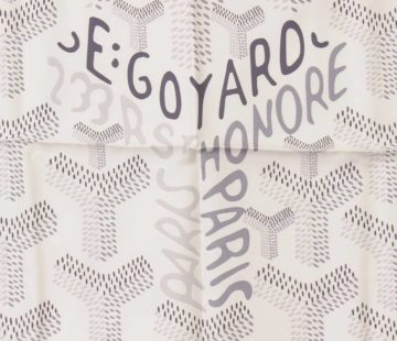 Silk scarf Goyard White in Silk - 35568005