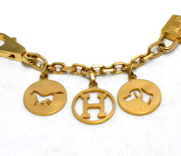 Hermes Breloque Olga Bag Charm PHW full set, Luxury, Accessories on  Carousell