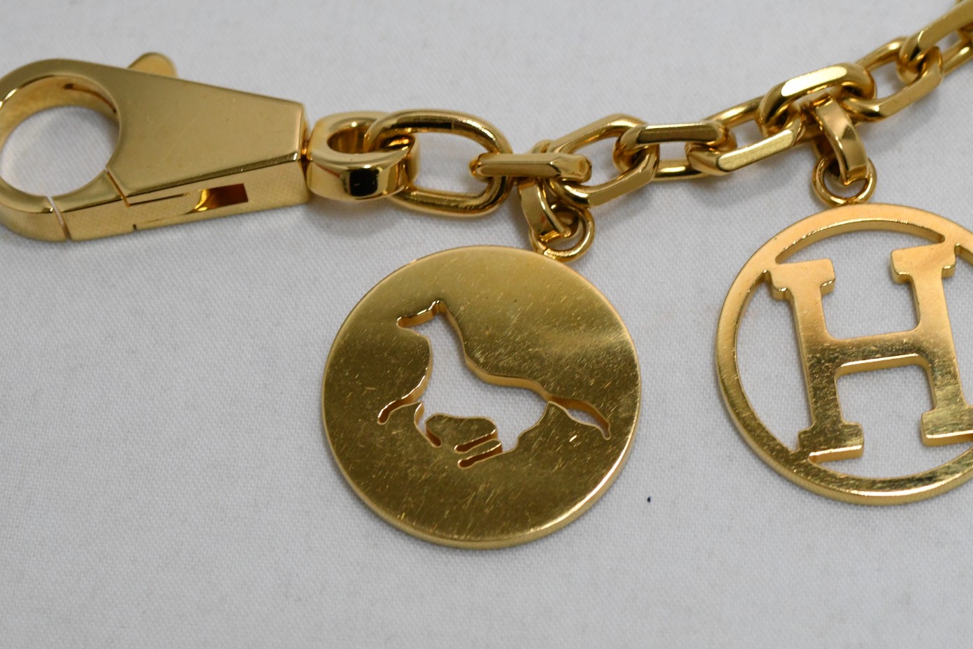 Replica Hermes Gold Breloque Olga Bag Charm
