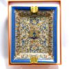 Hermes Les Jardins d'Armenie Change tray blue porcelain Ashtray plate tableware