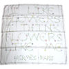 Hermes Scarf I like Flowers by Leah P. Cooke 90 cm silk off white Carre vintage