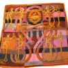 Hermes Shawl Della Cavalleria 140 cm Cashmere Silk horse bits scarf stole
