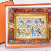 Hermes Change tray Chasse en Inde red porcelain Ashtray india tiger plate AC314