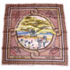 Hermes Scarf Sous le Cedre silk 90 cm pink Carre Himalayas cedar 35"