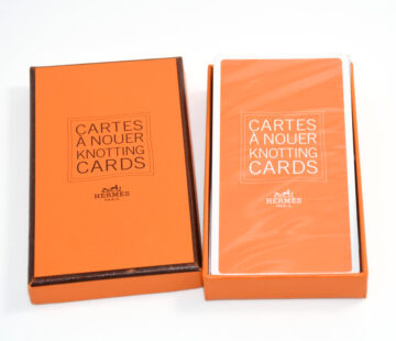 Hermes Scarf Accessory Knotting Cards No. 2 Tying How To Sealed M150