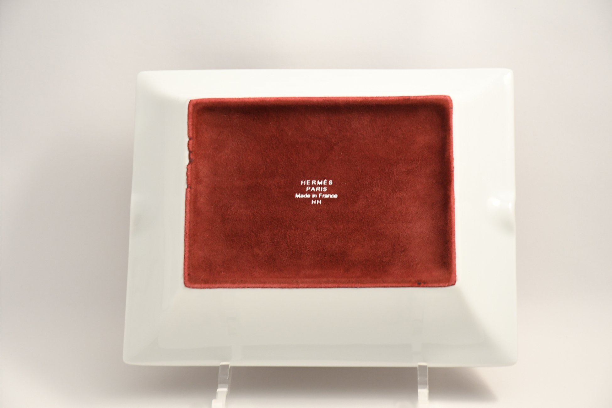 Hermes Change tray Jack Russell Terrier porcelain Ashtray animal dog brown plate VIDE POCHE ME26000_1109 (11)