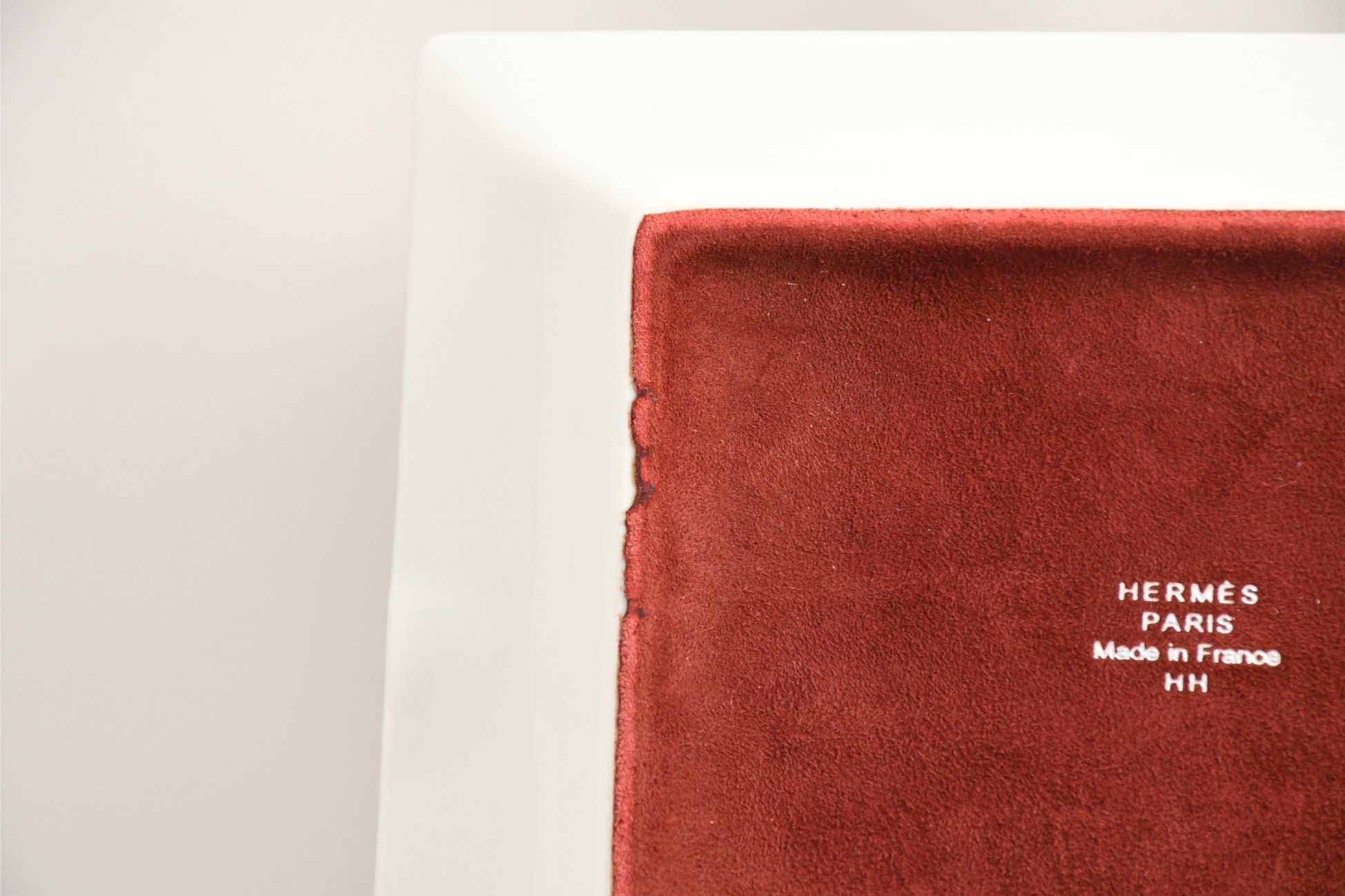 Hermes Change tray Jack Russell Terrier porcelain Ashtray animal dog brown plate VIDE POCHE ME26000_1109 (13)