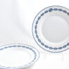 Hermes Chaine D'ancre Dinner Plate 27 cm blue porcelain dinnerware Set of 2