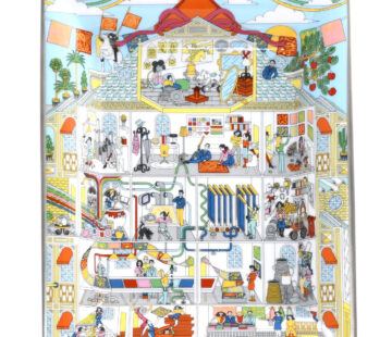 Hermes La Maison des Carres Change tray 3H porcelain Ashtray plate Vide Poche